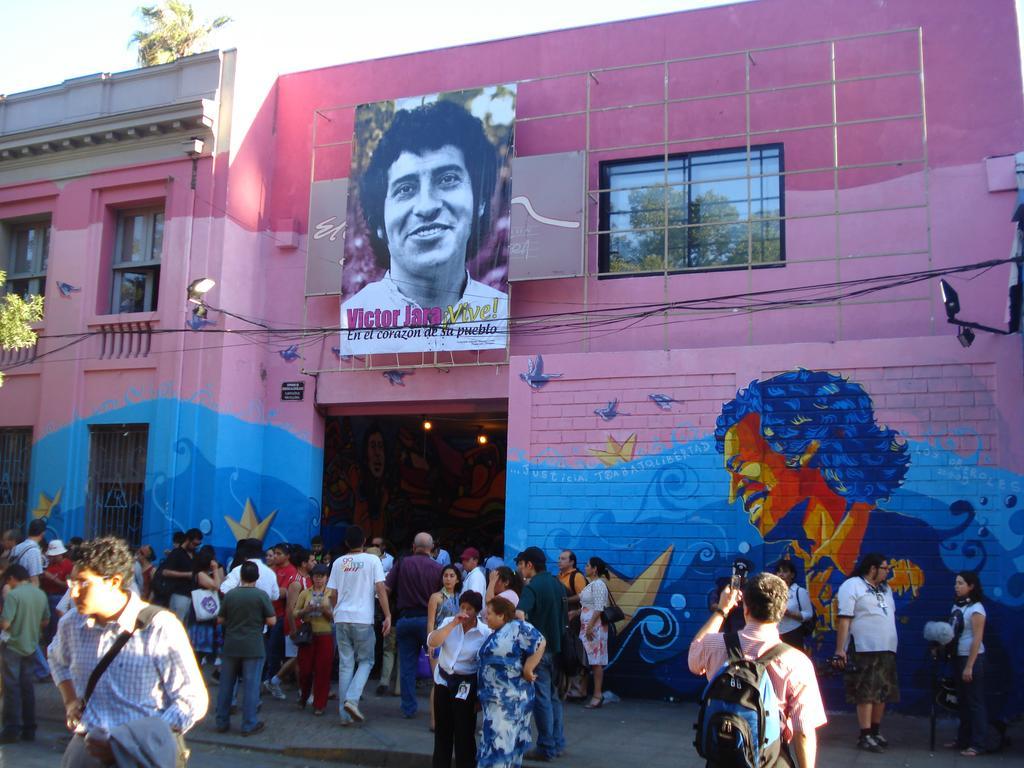 Hostal Barrio Brasil Santiago Exterior photo
